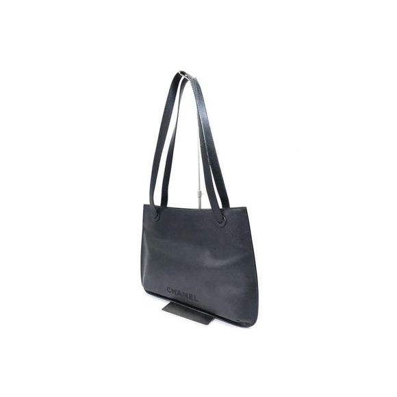 Chanel Caviar Leather Shoulder Bag Black - Picture 1 of 6